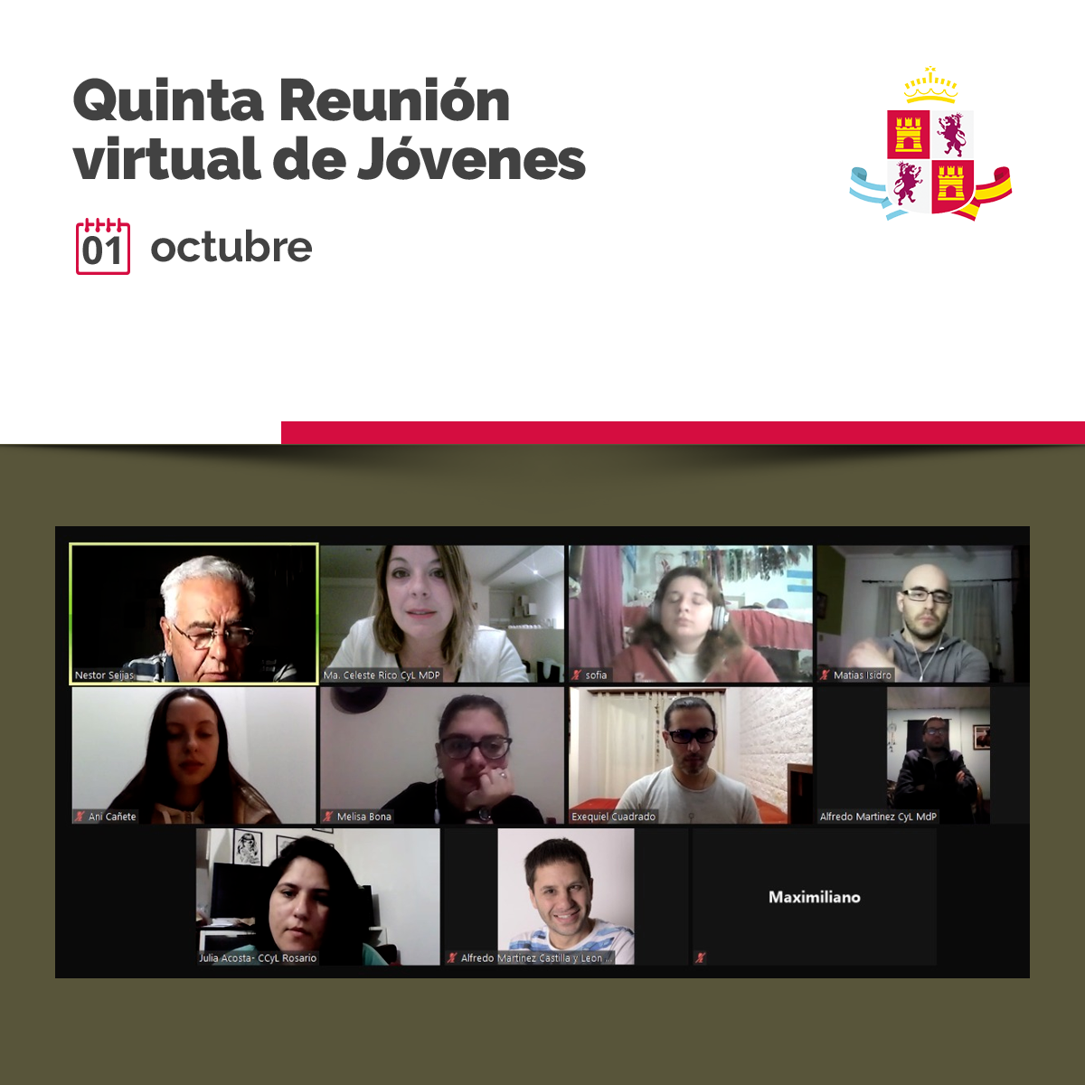 REUNION DE JOVENES POR ZOOM