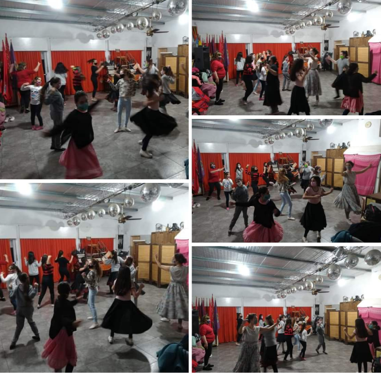 Cuerpo de bailé a cargar de Prof. Silvia Messineo