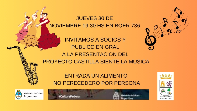CIERRE DE CASTILLA SIENTE LA MUSICA